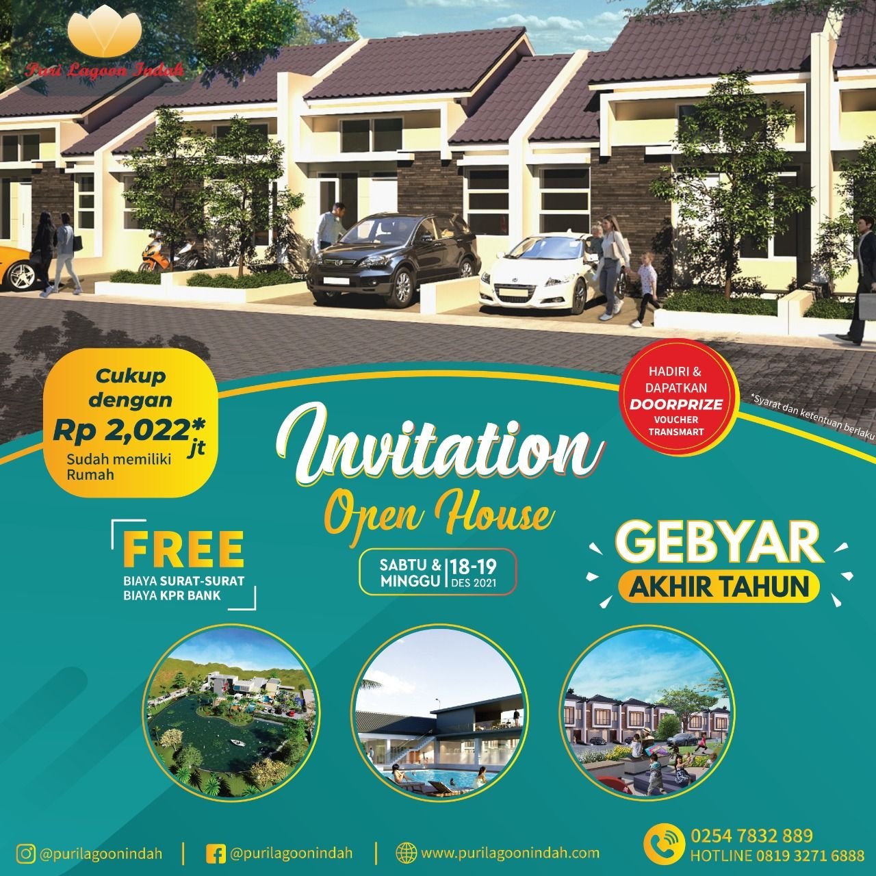 Rp2 Juta Langsung Huni Rumah di Puri Lagoon Indah 1 Rp2 Juta Langsung Huni Rumah di Puri Lagoon Indah