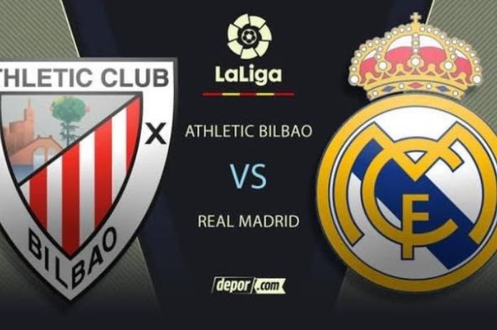 Prediksi Pertandingan Liga Spanyol Athletic Bilbao vs Real Madrid 23 Desember 2021