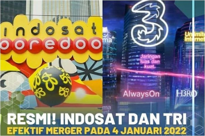 Indosat dan Tri Resmi Merger, Mulai Efektif per 4 Januari 2022 1 Indosat dan Tri Resmi Merger, Mulai Efektif per 4 Januari 2022