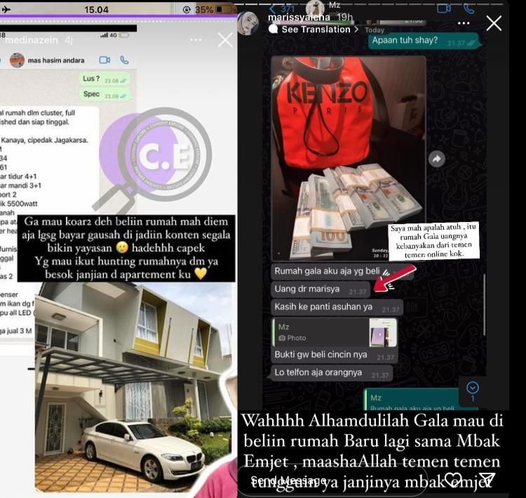 Marrisya Icha dan Medina Zein Kembali Berseteru, Kali Ini Soal Belikan Rumah untuk Gala Sky 9 Marrisya Icha dan Medina Zein Kembali Berseteru, Kali Ini Soal Belikan Rumah untuk Gala Sky