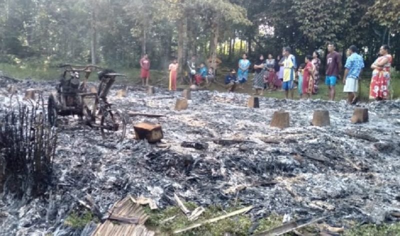 Listrik Korslet, Janda Tua di Cisata Nyaris Terpanggang