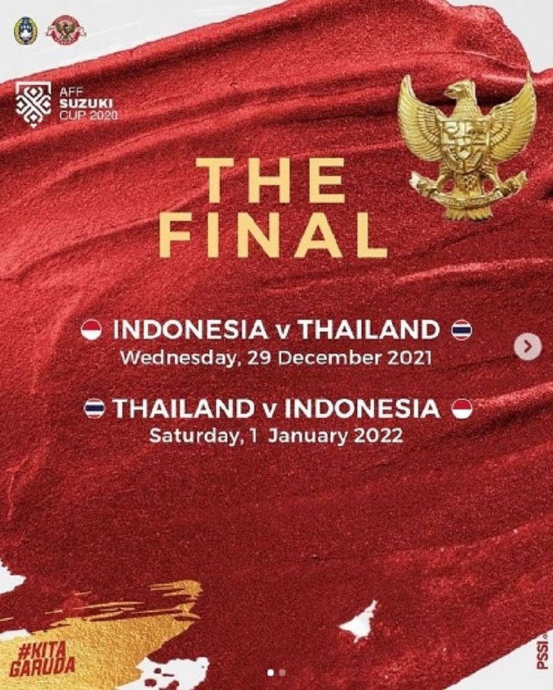 Head To Head Pertemuan Indonesia Vs Thailand Sepanjang Piala AFF, Simak Lengkapnya! 1 Head To Head Pertemuan Indonesia Vs Thailand Sepanjang Piala AFF, Simak Lengkapnya!