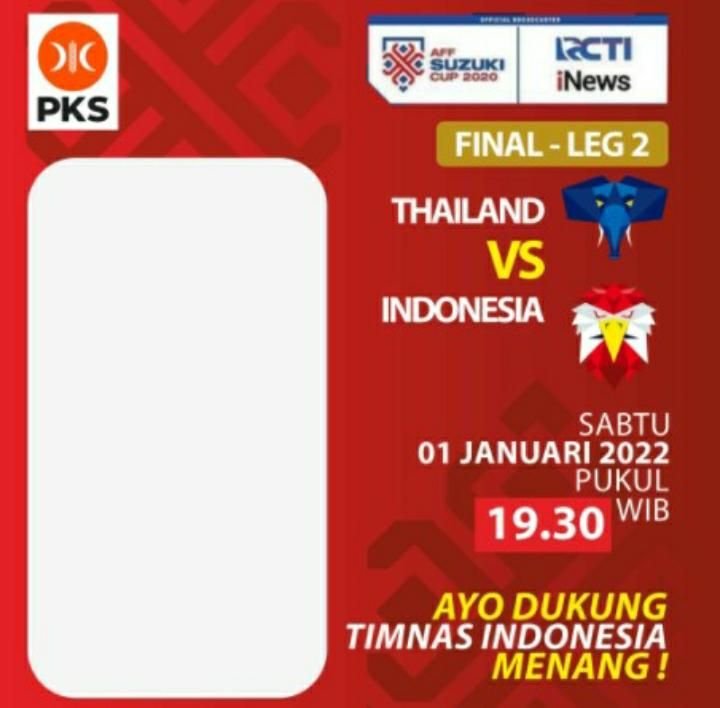 15 Link Twibbon Dukungan Timnas Indonesia di Leg Kedua Final Piala AFF 2020 5 15 Link Twibbon Dukungan Timnas Indonesia di Leg Kedua Final Piala AFF 2020