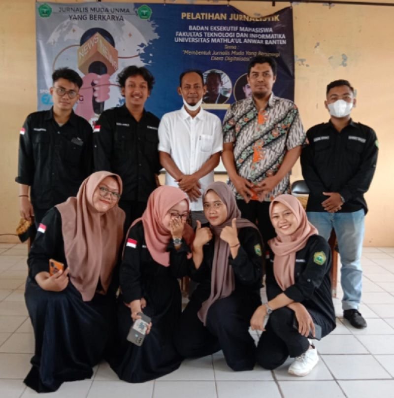 BEM Fakultas Teknologi dan Informatika UNMA Banten Gelar Pelatihan Jurnalistik