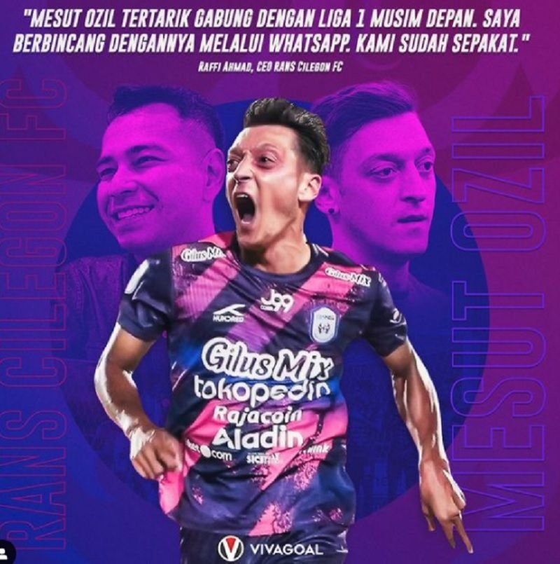 Media Turki Fotospor Bahas Pernyataan Raffi Ahmad Tarik Mesut Ozil ke RANS Cilegon FC 1 Media Turki Fotospor Bahas Pernyataan Raffi Ahmad Tarik Mesut Ozil ke RANS Cilegon FC