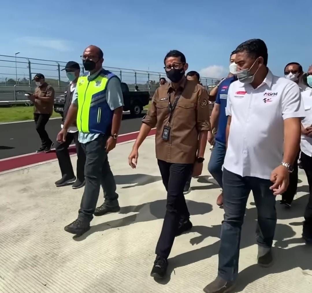 Menparekraf Sandiaga Uno Sebut Pemerintah Tak Terima MotoGP Dibatalkan