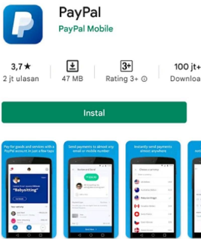 Sangat Mudah! Daftar PayPal di Handphone, Layanan Transfer Uang Hingga ke Luar Negeri, Apakah Aman?