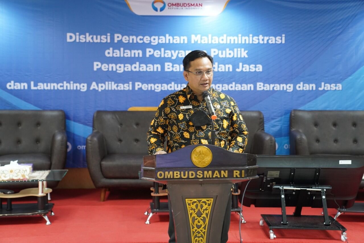 Ombudsman Luncurkan Aplikasi Pengaduan Pengadaan Barang dan Jasa Pemerintah