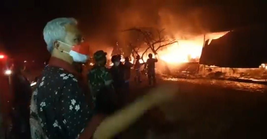 Pasar Johar Semarang Kebakaran, Ganjar Pranowo: Innalillahi Wa Innailaihi Rajiun