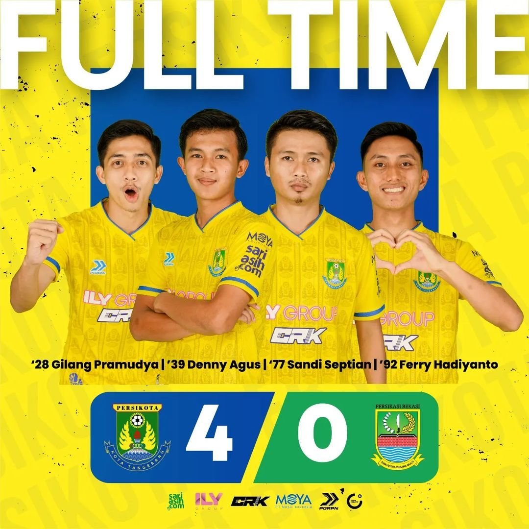 Hebat..... 3 Wakil Banten Berjaya di Laga Perdana di Putaran 64 Besar Liga 3 Nasional 3 Hebat..... 3 Wakil Banten Berjaya di Laga Perdana di Putaran 64 Besar Liga 3 Nasional