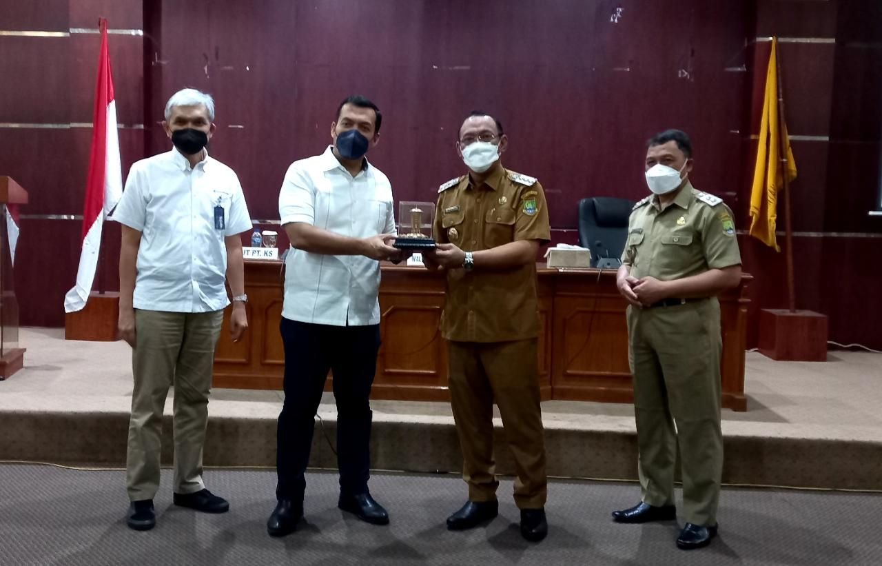 Pemkot Cilegon Jajaki Kerjasama BUMD dan Anak Perusahaan Krakatau Steel