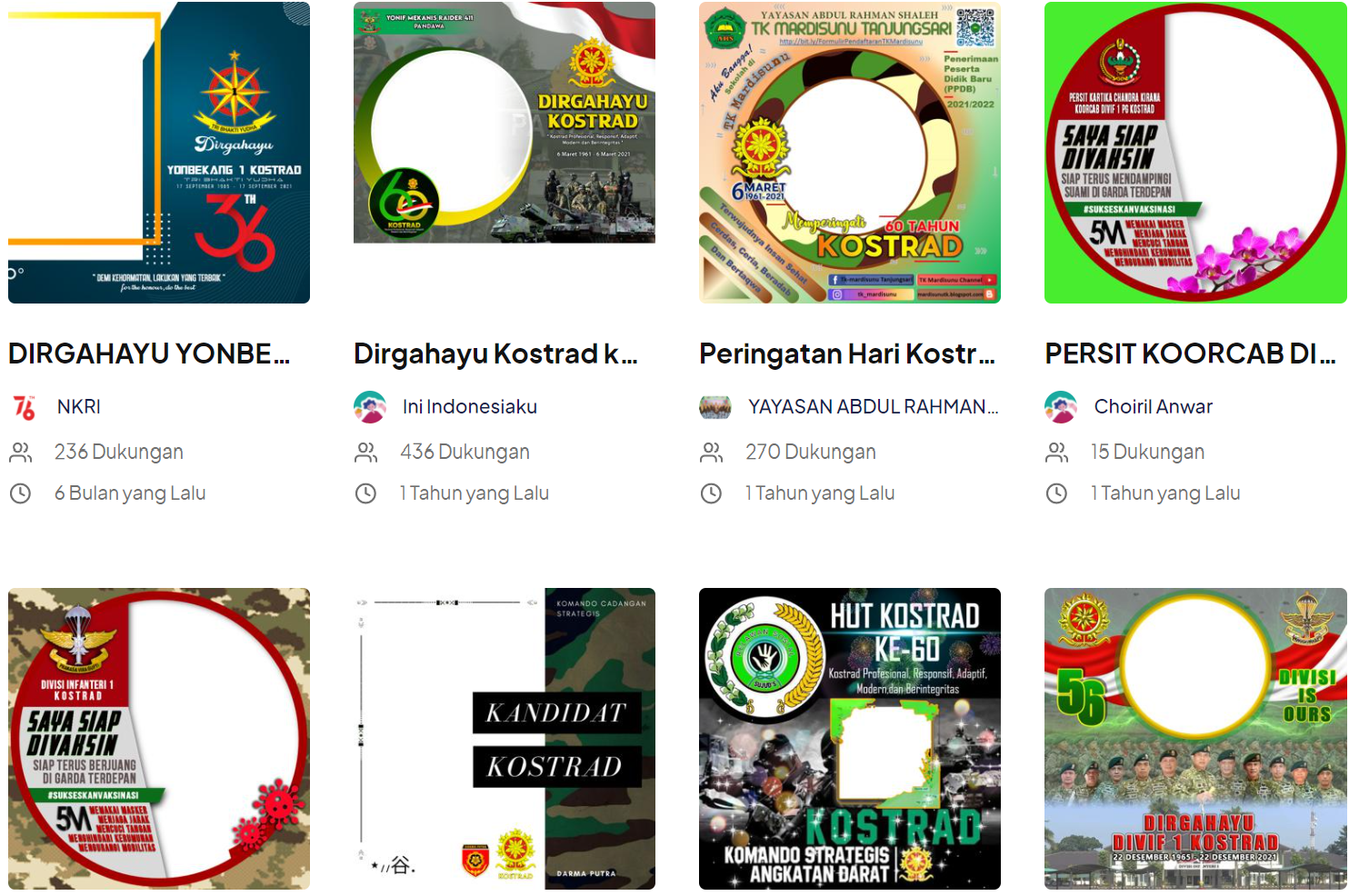 Kumpulan Link Twibbon Peringatan Hari Kostrad 6 Maret 2022, Bagikan di Media Sosial Sekarang Juga!