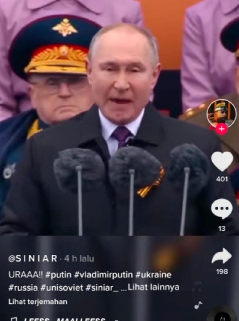 Perbedaan Kata Ura yang Diucapkan Vladimir Putin Dalam Bahasa Rusia dan Bahasa Indonesia 2 Perbedaan Kata Ura yang Diucapkan Vladimir Putin Dalam Bahasa Rusia dan Bahasa Indonesia