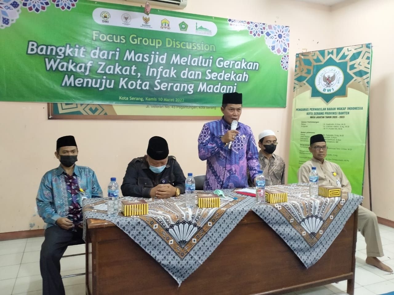 Masyarakat Kota Serang Diajak Berwakaf, Walikota Syafrudin: Wakaf Ada Badannya