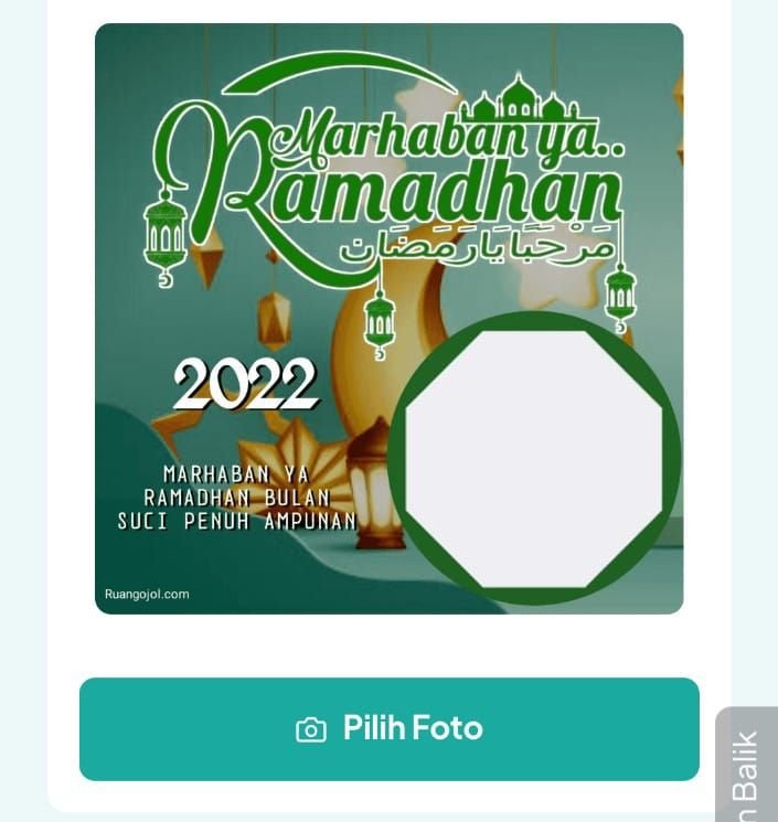 10 Link Twibbon Ucapan Ramadhan 2022 atau 1443 Hijriyah Terbaru, Terkeren, Cocok untuk Medsos