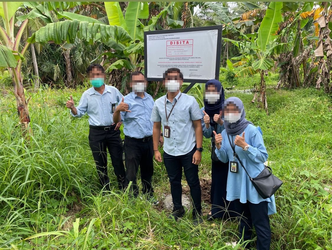 Tak Bayar Pajak 262 Juta, KPP Pratama Tangerang Barat Sita Lahan Perusahaan di Cinangka Kabupaten Serang