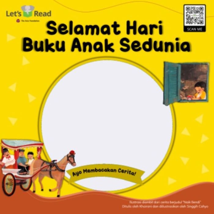 10 Link Twibbon Hari Buku Anak Sedunia 2022 Desain Lucu dan Menarik, Cocok Dibagikan di Sosmed
