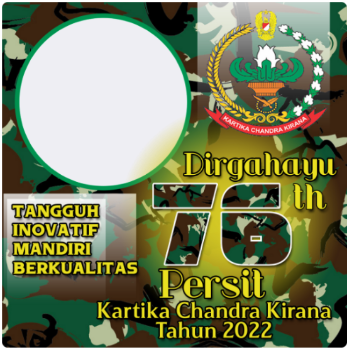 15 Twibbon HUT Persit Ke 76, 3 April 2022 Desain Terbaru dan Terkeren Cocok Dibagikan di Media Sosial