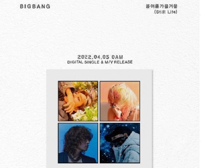 Lirik Lagu Still Life BIGBANG Lengkap Huruf Latin Bahasa Korea, dan Terjemahan Bahasa Indonesia