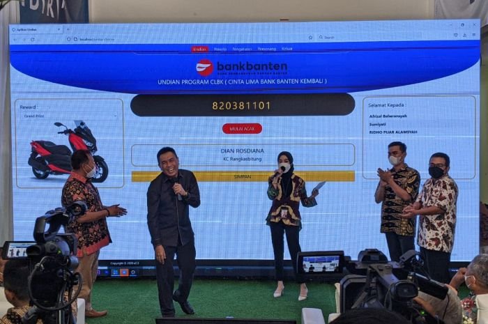 CLBK, Bank Banten Bagi-bagi Voucher hingga Motor ke Nasabah