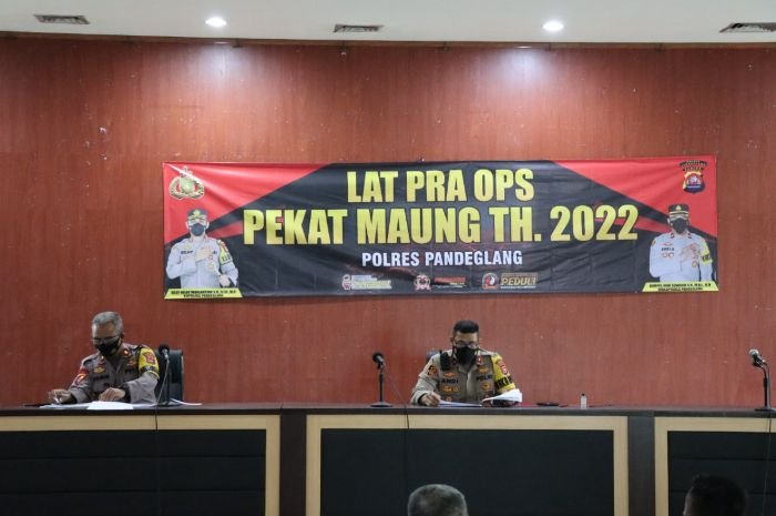 Jangan Asal, Personel Polres Pandeglang Harus Paham Aturan Penindakan Penyakit Masyarakat