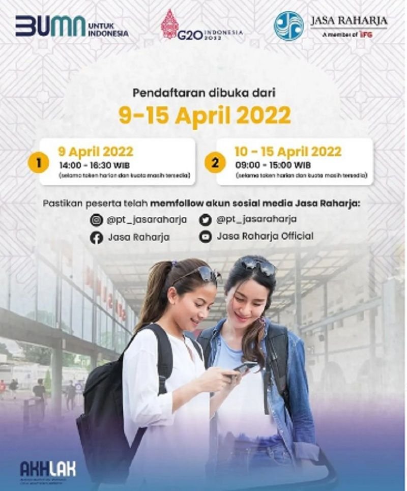 Mudik Gratis Jasa Raharja, Terbatas Hanya untuk 20 Ribu Peserta