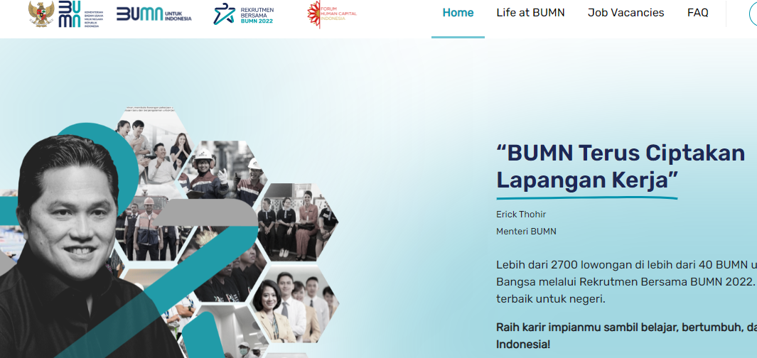 Daftar 56 Perusahaan yang Ikut Rekrutmen Bersama BUMN 2022, Cara Daftar dan Linknya