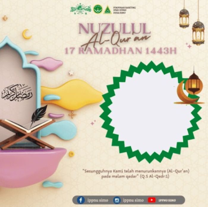 Klik Disini! 10 Link Twibbon Nuzulul Quran 2022 Desain Islami, Cocok Dibagikan di Media Sosial Secara Gratis 8 Klik Disini! 10 Link Twibbon Nuzulul Quran 2022 Desain Islami, Cocok Dibagikan di Media Sosial Secara Gratis