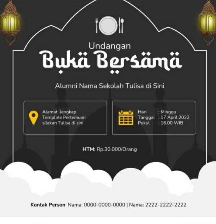 20 link Twibbon Undangan Bukber Ramadhan 2022 Simpel Cocok Dibagikan di Medsos