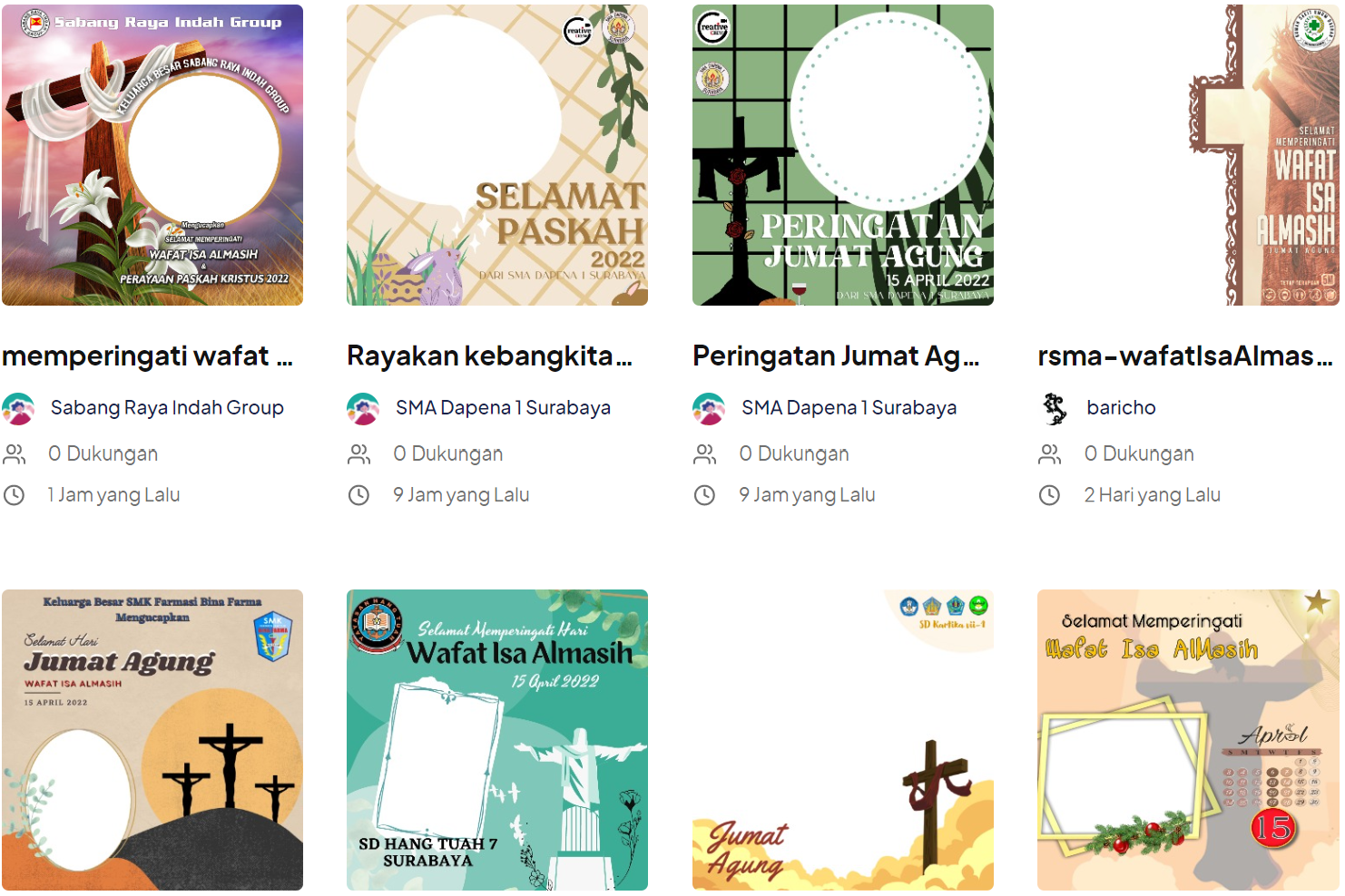 10 Link Twibbon untuk Memperingati Wafat Isa Almasih atau Jumat Agung 2022, Gratis dan Beragam