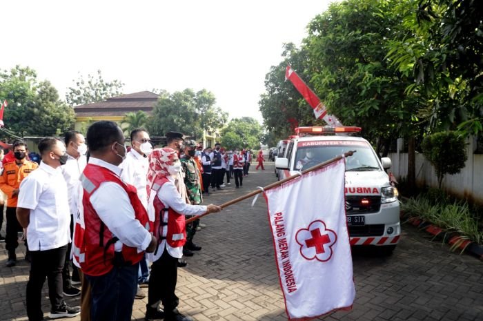 Layani Pemudik PMI Banten Turunkan Ratusan Personel