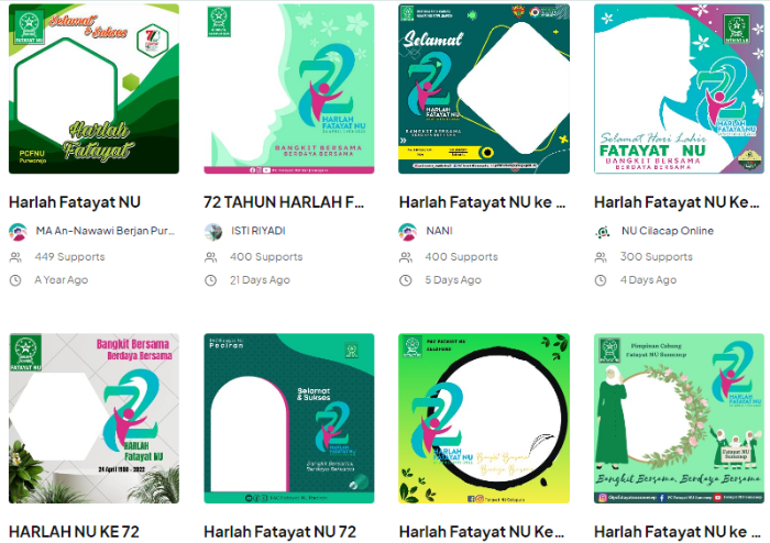 Inilah 17 Link Twibbon Harlah Fatayat NU ke-72, Desain Islami, Tekeren dan Unik, Cocok Dipasang di Medsos 4 Inilah 17 Link Twibbon Harlah Fatayat NU ke-72, Desain Islami, Tekeren dan Unik, Cocok Dipasang di Medsos