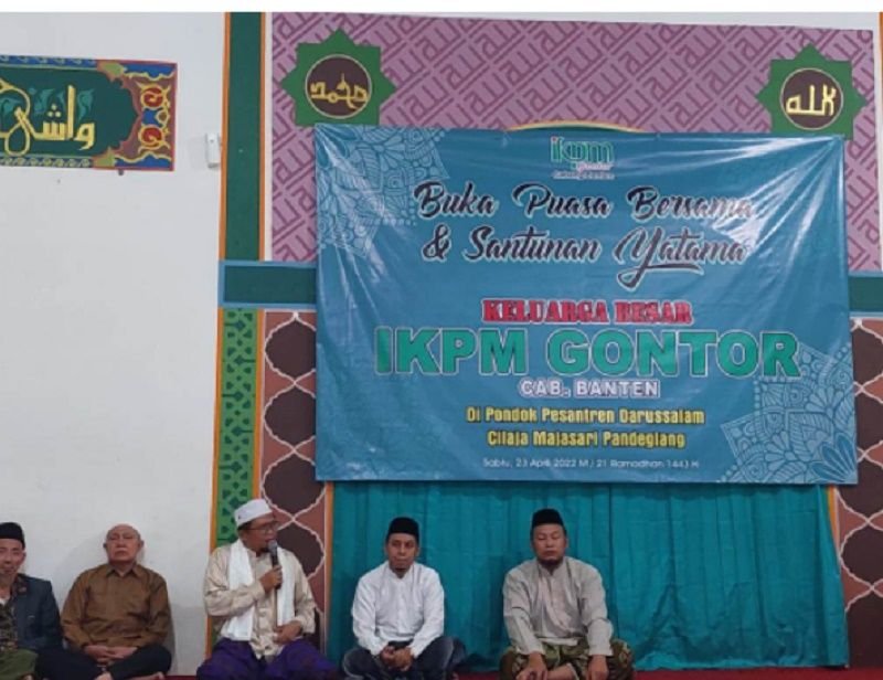 Pererat Silaturahim, Ikatan Keluarga Pondok Modern Gontor Banten Buka Bersama dan Santuni Yatim 1 Pererat Silaturahim, Ikatan Keluarga Pondok Modern Gontor Banten Buka Bersama dan Santuni Yatim