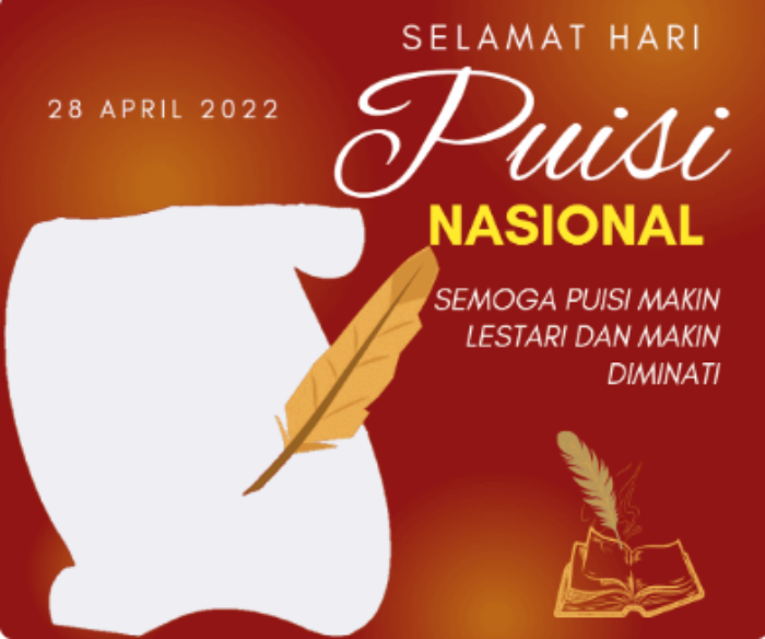 Inilah 15 Ucapan Hari Puisi Nasional 2022, Penuh Makna dan Menyentuh Hati, Cocok jadi Caption Medsos