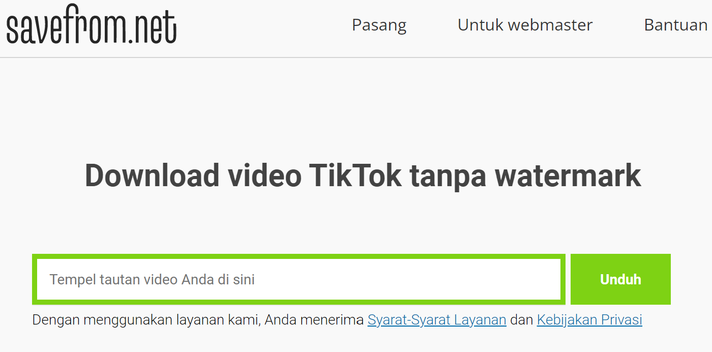 SIMAK! Link Download Video TikTok Tanpa Watermark, Lengkap dengan Caranya 2 Download Video TikTok Tanpa Watermark di Sini, Mudah Digunakan dan Gratis!