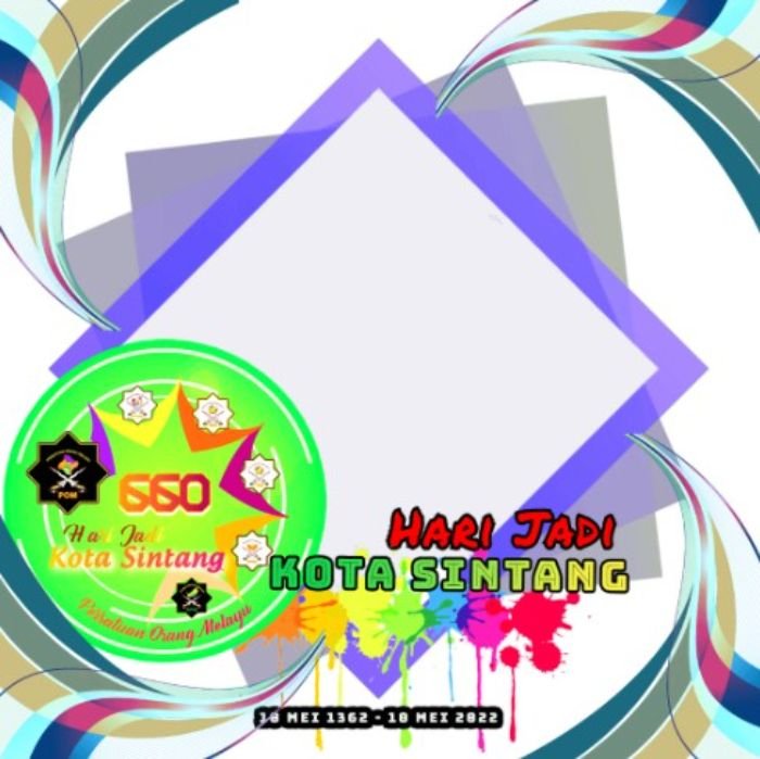 Klik Disini! 7 Link Twibbon HUT Kota Sintang ke-660, Cocok Dibagikan di Media Sosial Secara Gratis