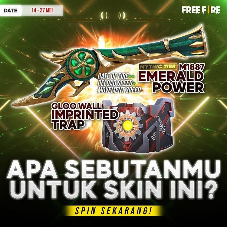 Kode Redeem FF Terbaru 16 Mei 2022, Klaim Diamond, Skin, dan Senjata Gratis 1 Kode Redeem FF Terbaru 16 Mei 2022, Klaim Diamond, Skin, dan Senjata Gratis