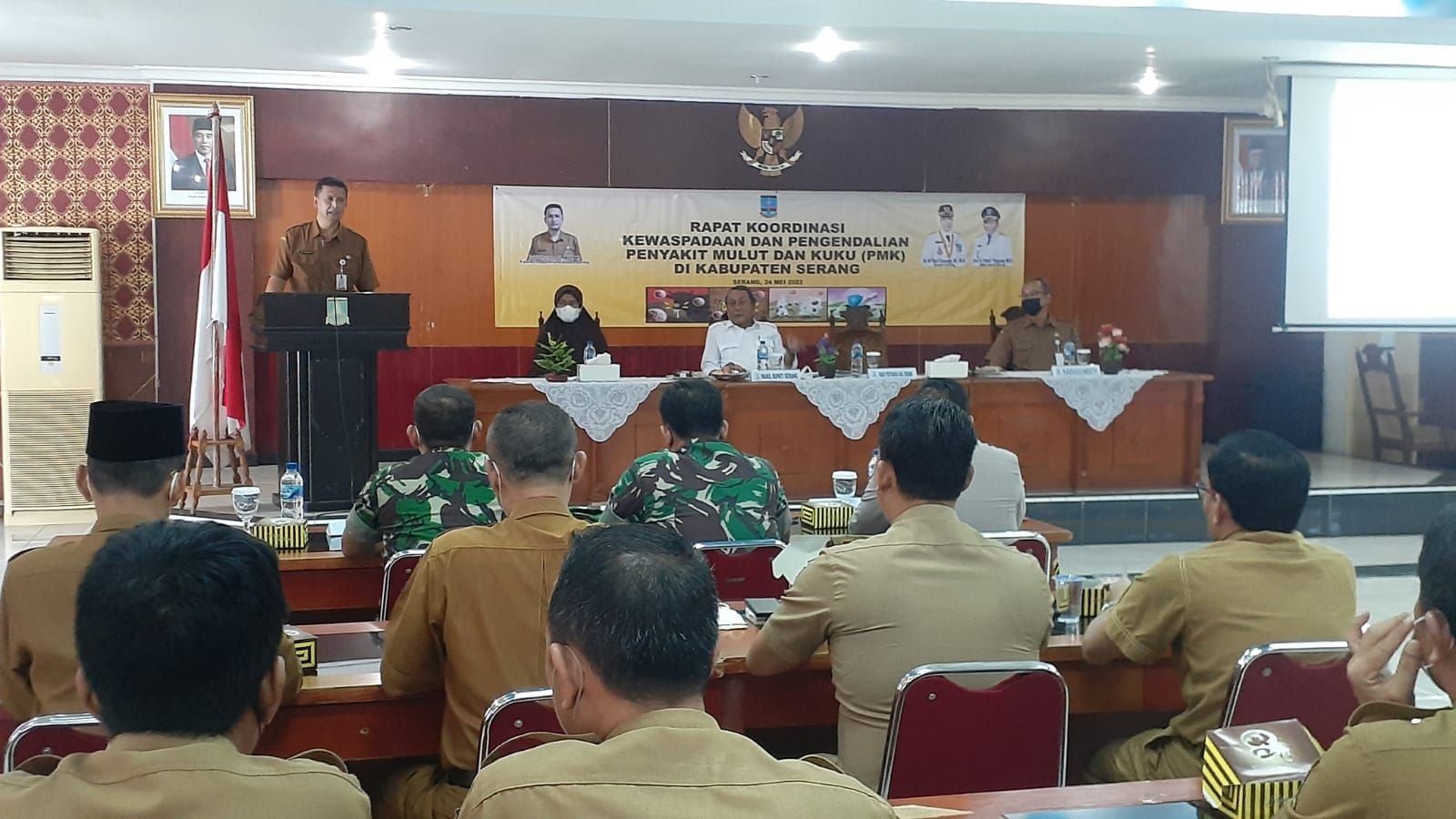 Kasus Pertama di Banten, Dua Ekor Sapi di Kabupaten Serang Positif PMK