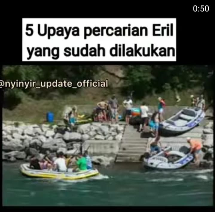 Pencarian Eril Dilakukan Tanpa Henti, dari Menggunakan Deteksi Suhu Tubuh hingga Libatkan Penyelam Profesional