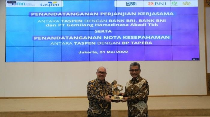 Permudah Nasabah, BRI Jalin Kerja Sama Pembayaran Tabungan Pensiun bersama Taspen