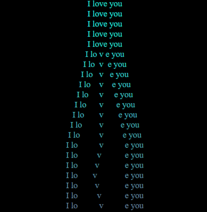Ingin Merayu Pasangan yang Praktis? Ini Link dan Cara Scrolling Text I Love You di WhatsApp yang Banyak Dicari 1 Ingin Merayu Pasangan yang Praktis? Ini Link dan Cara Scrolling Text I Love You di WhatsApp yang Banyak Dicari