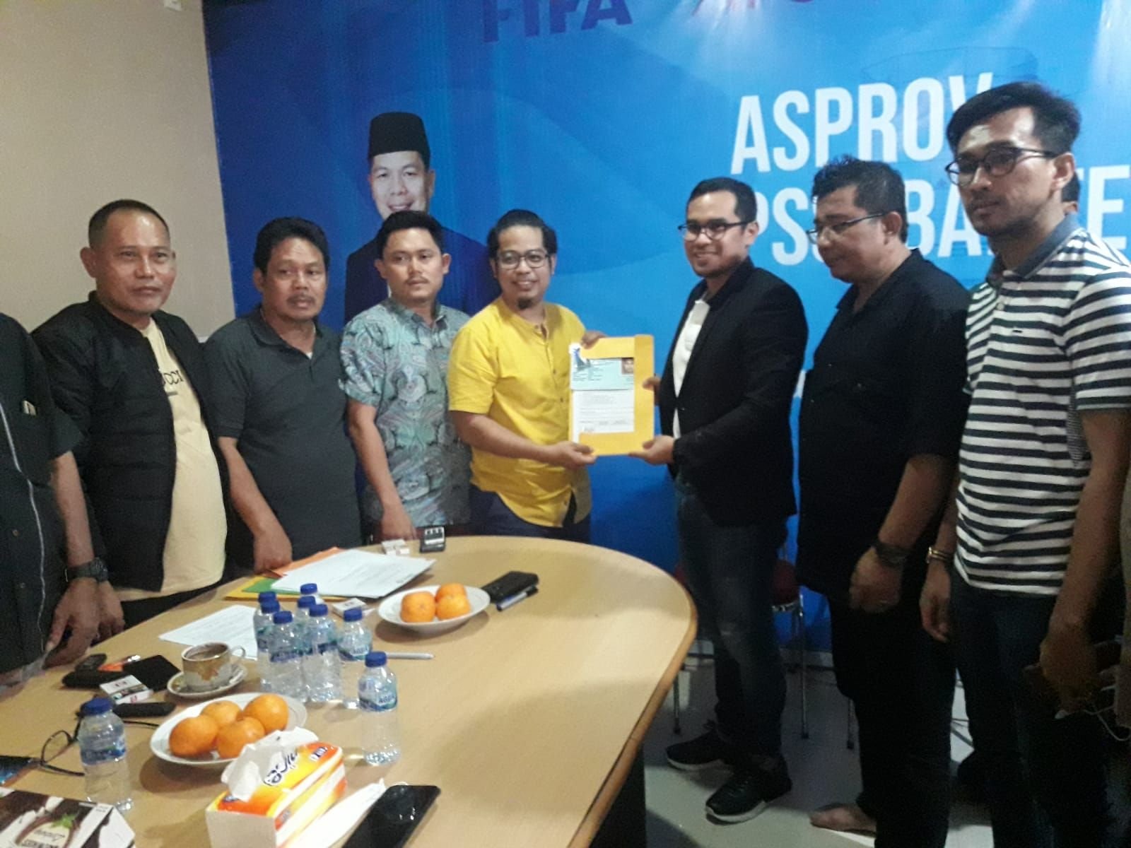 Pilar Kembalikan Formulir Calon Ketua Asprov PSSI Banten, Ingin Prestasi Banten Cemerlang