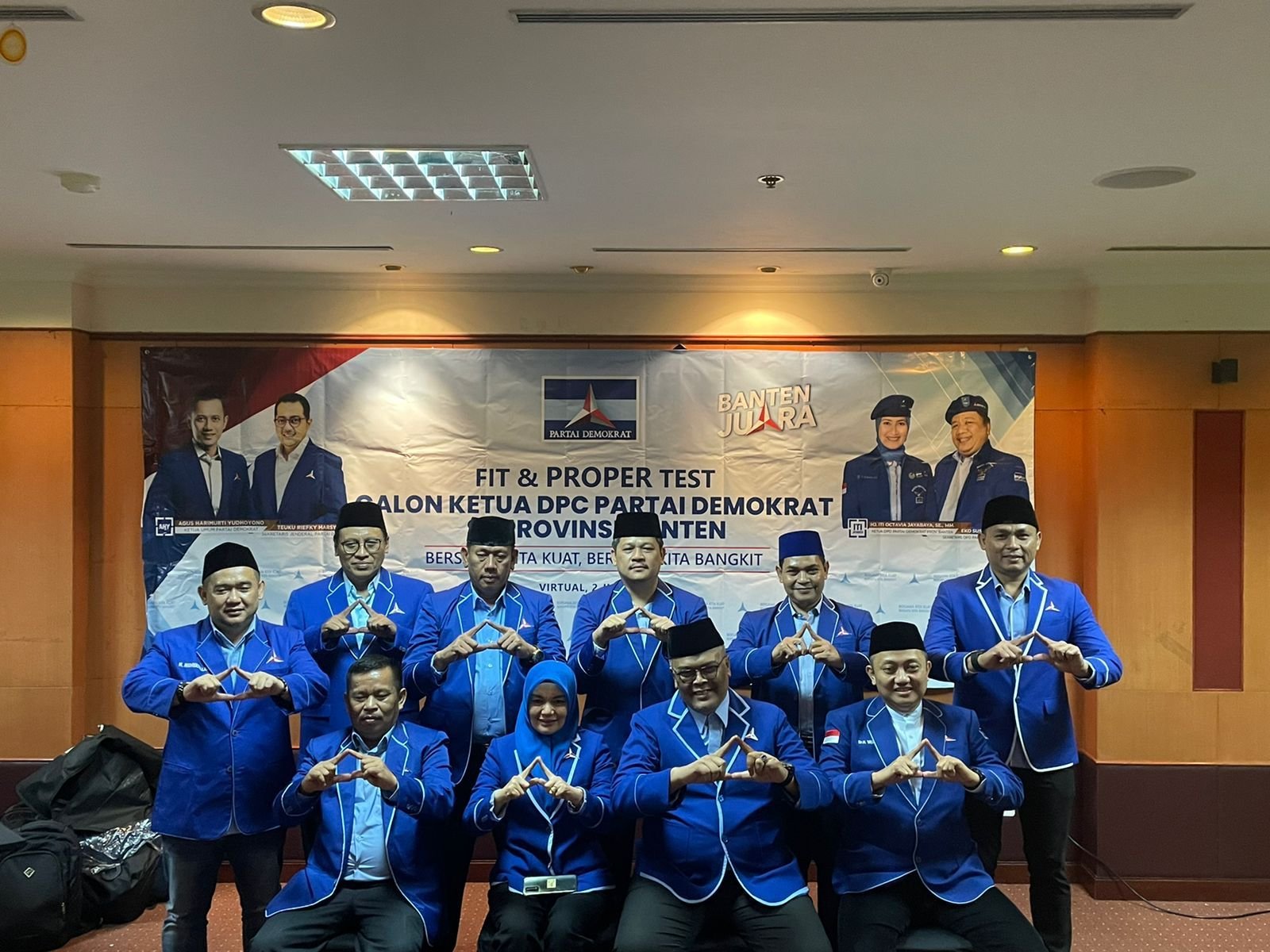 AHY Uji Komitmen Para Calon Ketua DPC Demokrat se Banten, Fuhaira : Kami Siap Membesarkan Partai