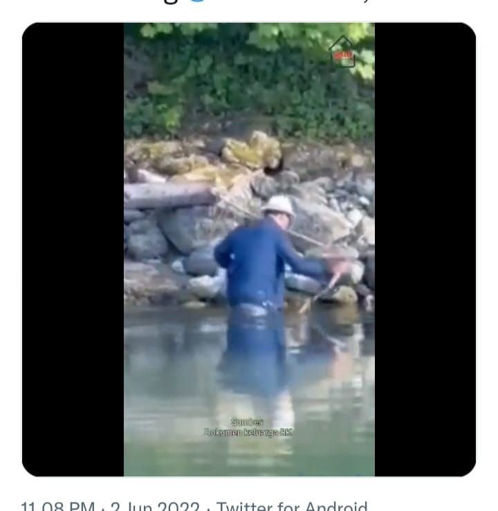 Ridwan Kamil Cari Keberadaan Anaknya dengan Menyusuri Sungai Aare