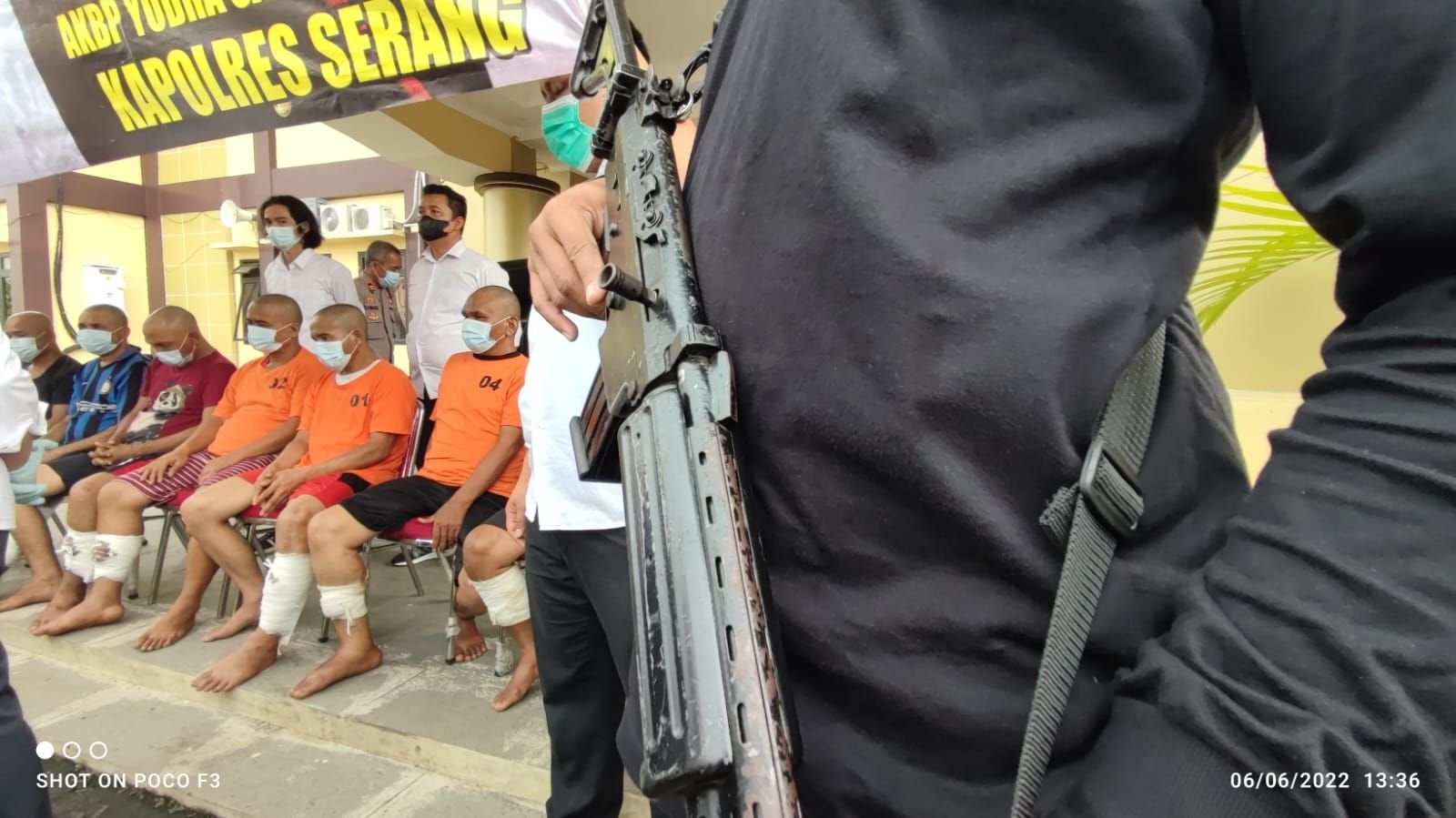 Tiga Kali Merampok di Kabupaten Serang, Delapan Perampok Ditembak