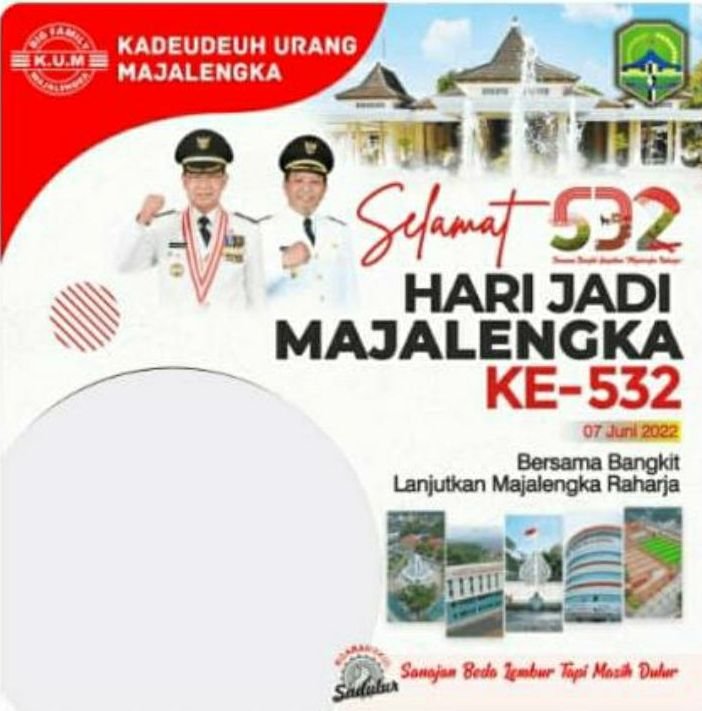 13 Link Twibbon Hari Jadi Kabupaten Majalengka pada 7 Juni 2022, Keren dan Download Gratis