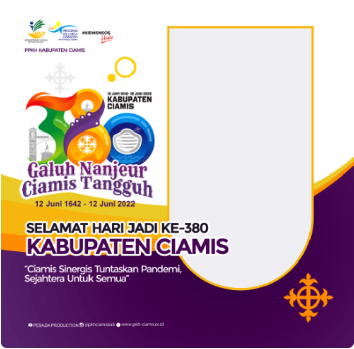 Terbaru! 17 Link Twibbon Hari Jadi Kabupaten Ciamis ke-380, 12 Juni 2022, Paling Keren, Trending dan Kekinian