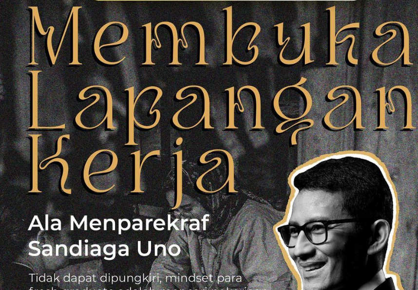 4 Poin Dasar Jika Ingin Membuka Lapangan Pekerjaan, Menurut Sandiaga Uno 1 4 Poin Dasar Jika Ingin Membuka Lapangan Pekerjaan, Menurut Sandiaga Uno