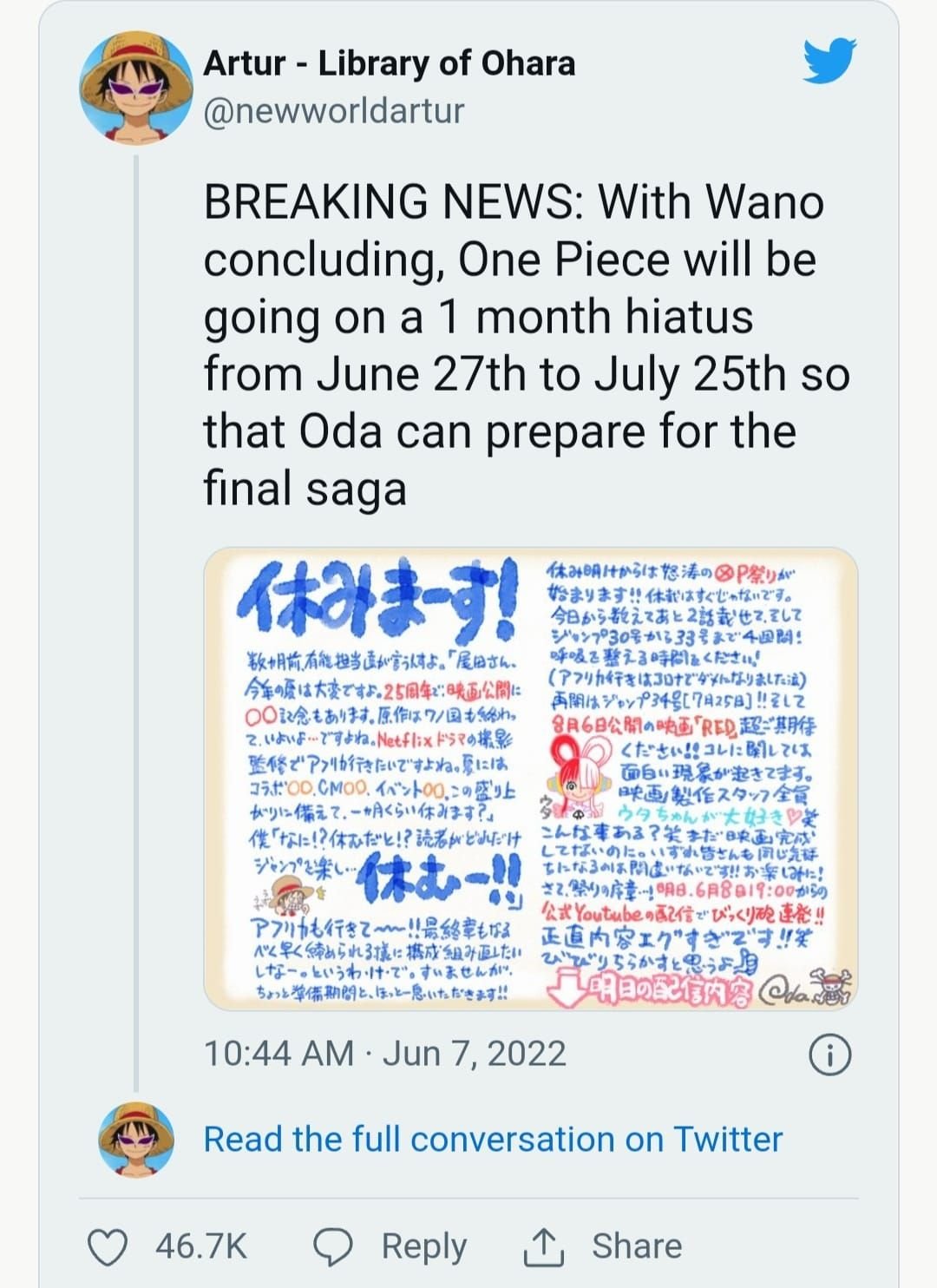 Jadwan Rilis Manga One Piece 2022: Pada Tanggal Berapa Chapter Baru Dirilis? 9 Jadwan Rilis Manga One Piece 2022: Pada Tanggal Berapa Chapter Baru Dirilis?