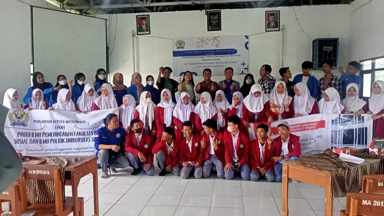 Tingkatkan Kapasitas Pengurus OSIS, Dosen UNSUT Lakukan PKM di MA Darul Irfan Kota Serang